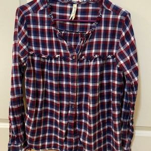 Flannel blouse